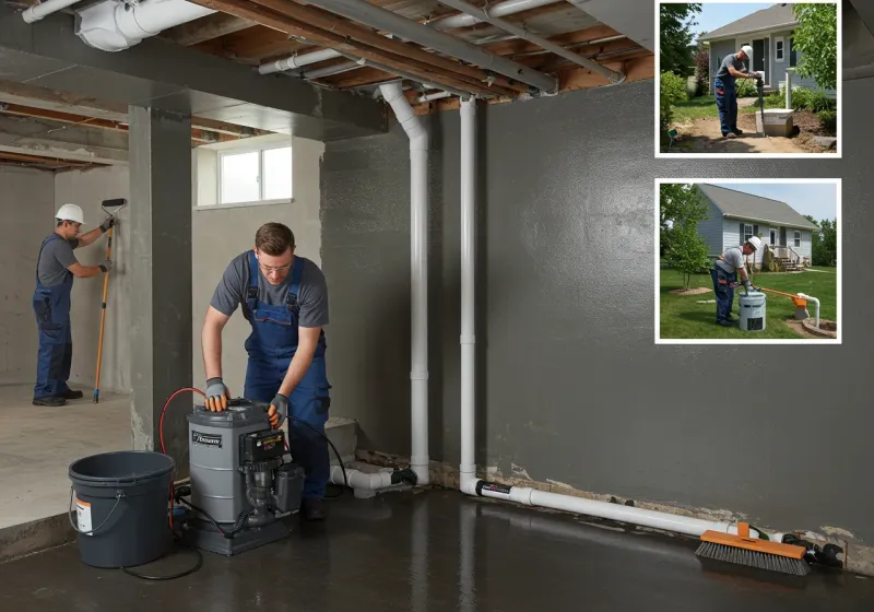 Basement Waterproofing and Flood Prevention process in Ford City, CA